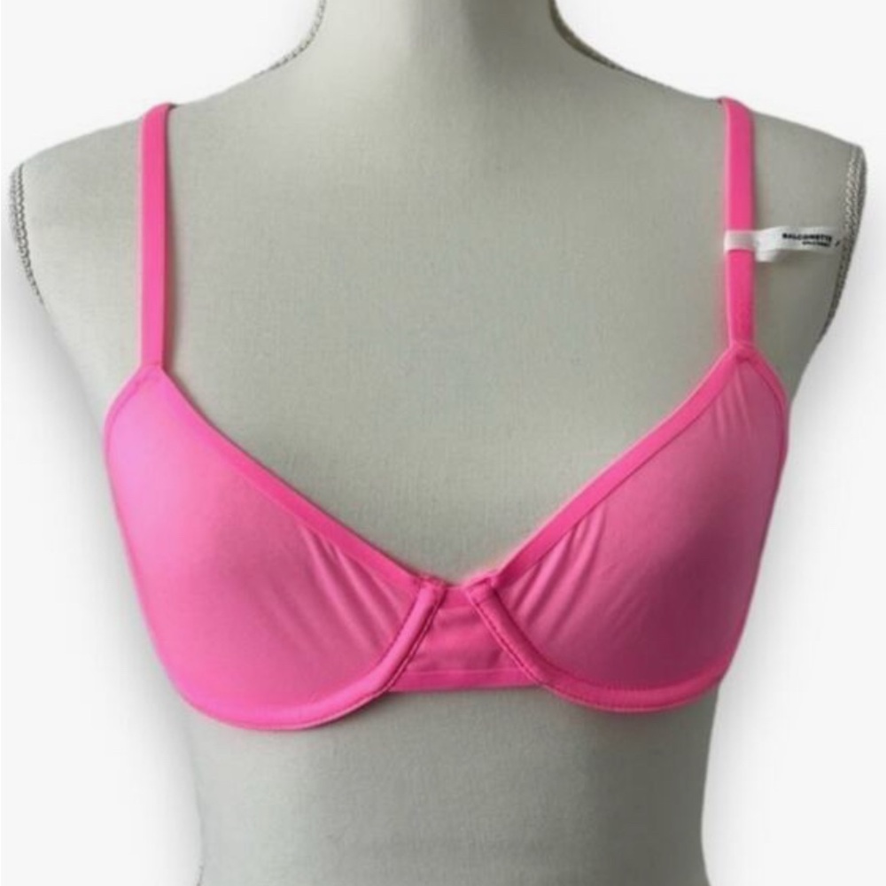 Aerie Pink Mesh Smoothez Bra